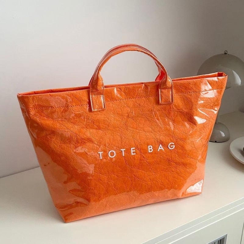 Borsa Tote Stampa Giornaliera