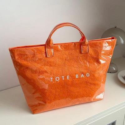 Borsa Tote Stampa Giornaliera