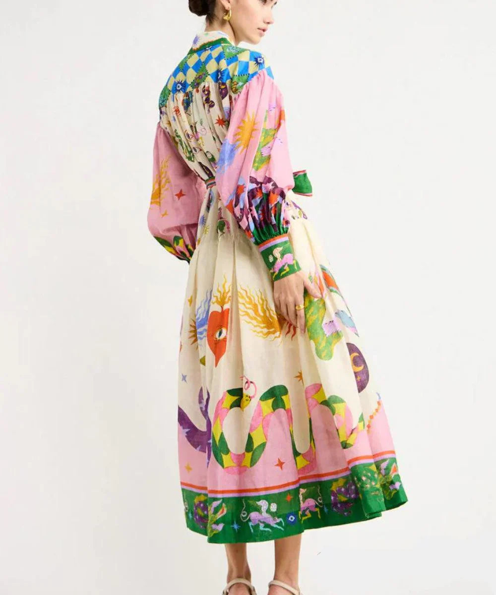 Gabriella - Abito Maxi Colorato