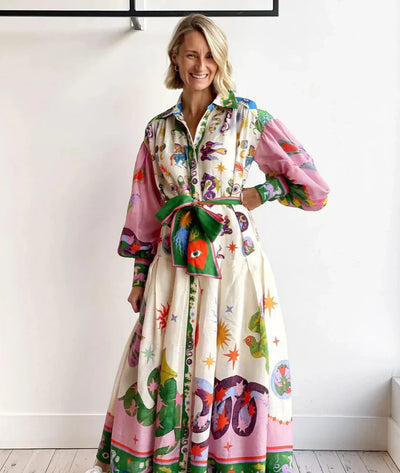 Gabriella - Abito Maxi Colorato