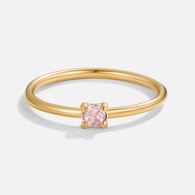 Anelli d'oro con pietra di nascita