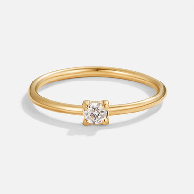 Anelli d'oro con pietra di nascita