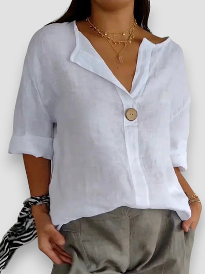 Tessa - Blusa Casual con Scollo a V
