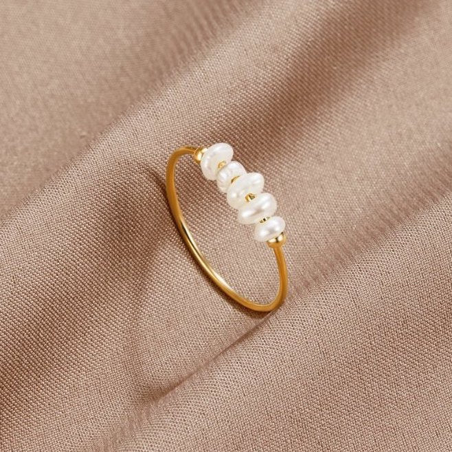 Silva - Anello di perle d'acqua dolce