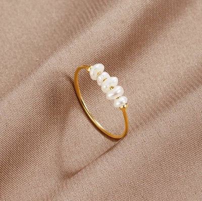 Silva - Anello di perle d'acqua dolce