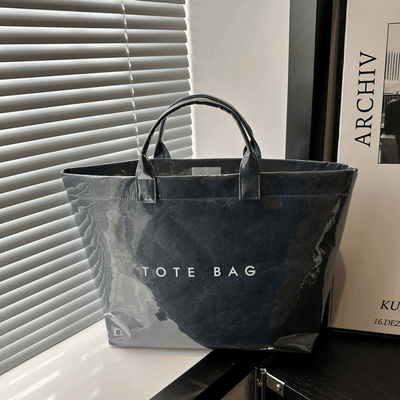 Borsa Tote Stampa Giornaliera