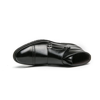 Parker | Stivali a Doppi Fibbia in Pelle Sintetica