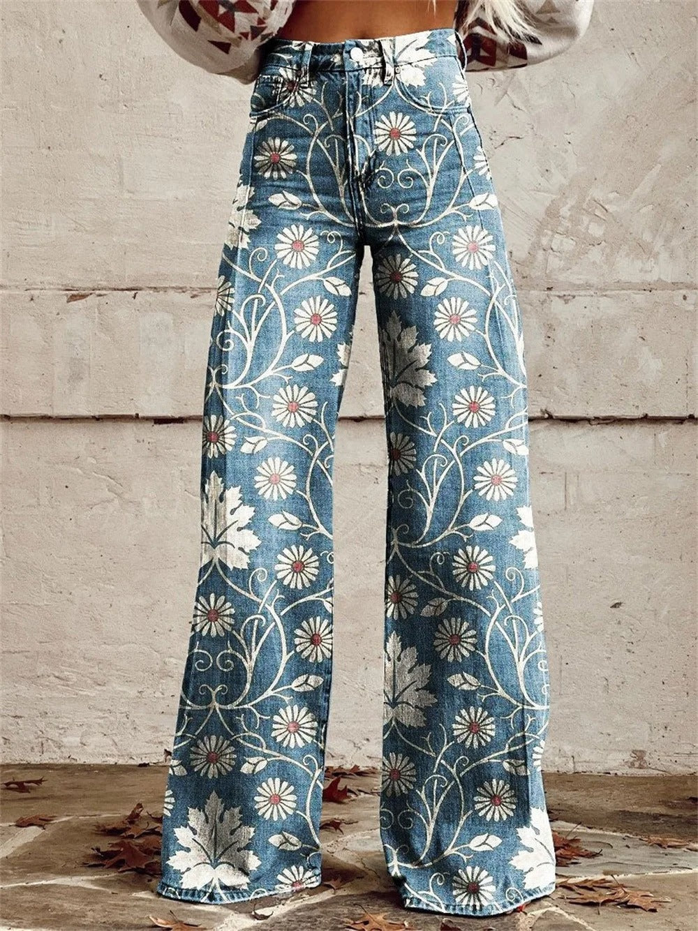 Savannah™ - Pantaloni a Gamba Larga a Vita Alta