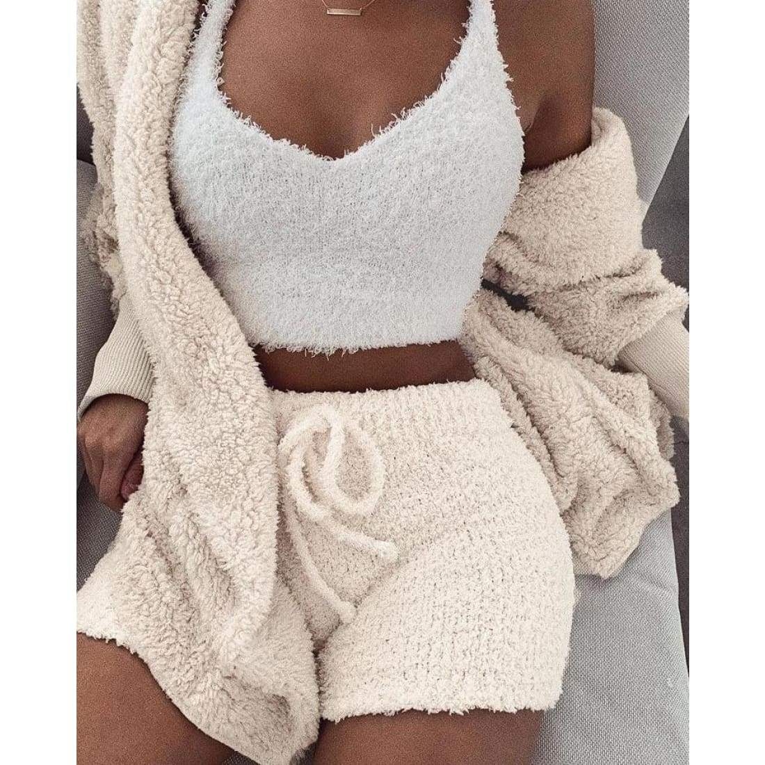 Vanessa - Accogliente set da lavoro a maglia in stile