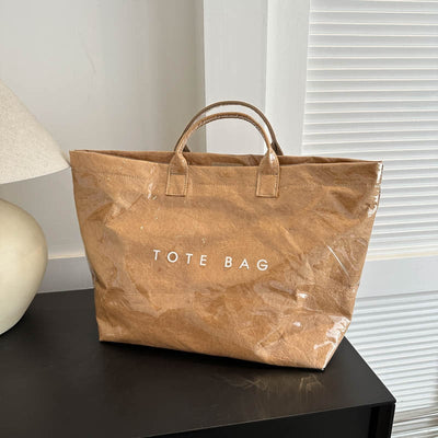 Borsa Tote Stampa Giornaliera