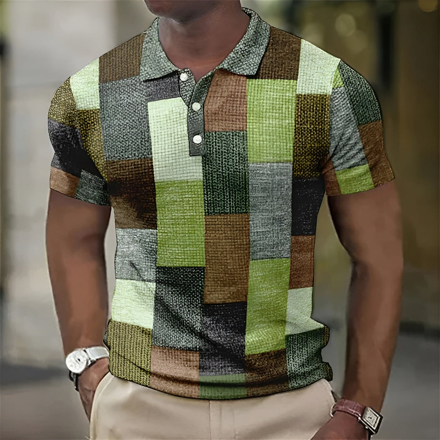 Levi - Polo classica a quadri