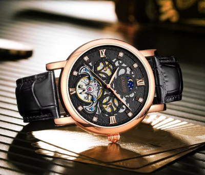 Orologio Automatico Meccanico in Pelle da Affari™ - Olsen & Olsen
