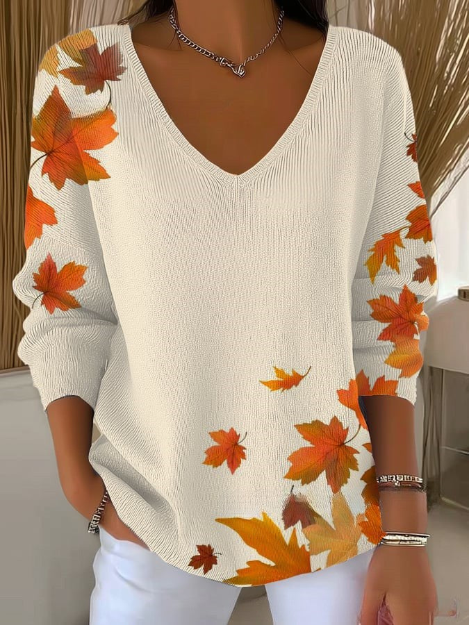 Beatrice – Maglione con scollatura a V