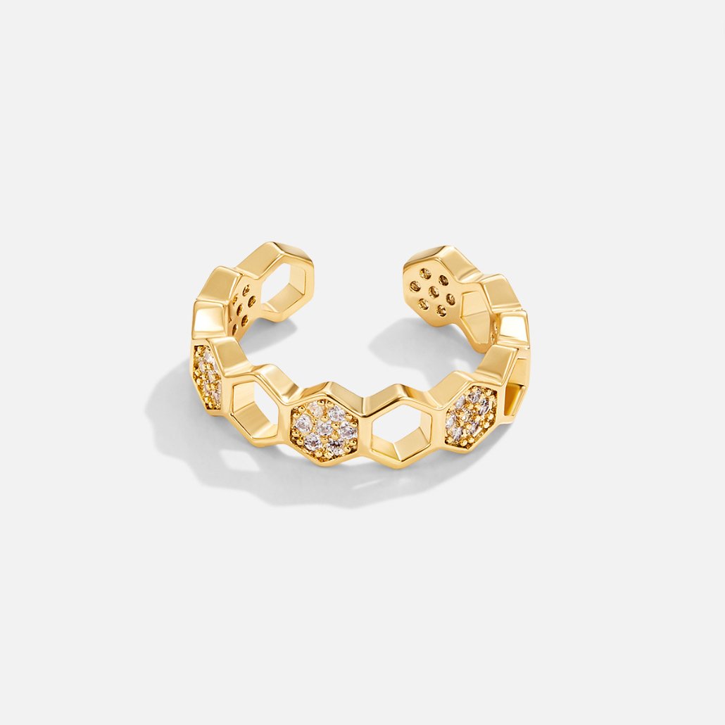 Cinthia - Anello in oro e cristallo