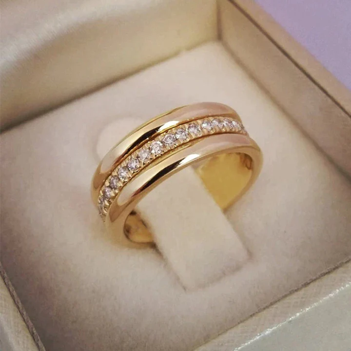 Juana - Anello Vintage con Zircone Incastonato