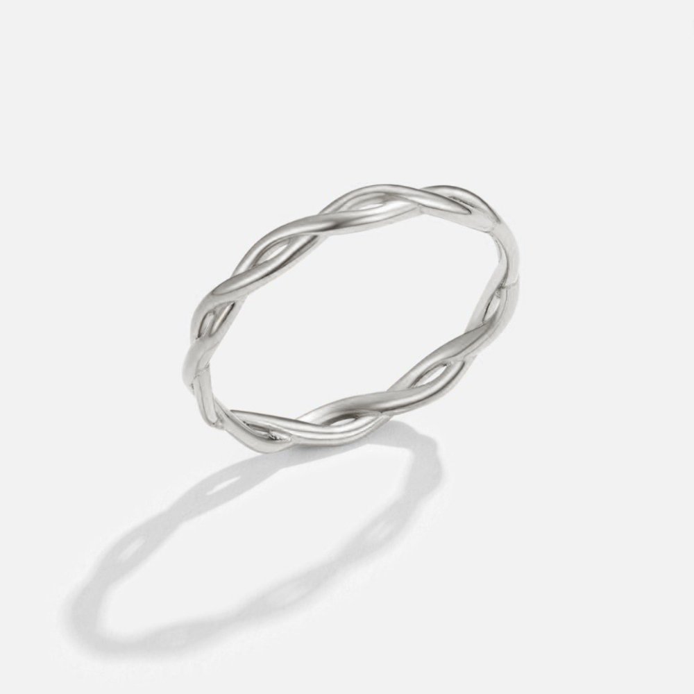 Anello Rotante in Argento 18K Infinito