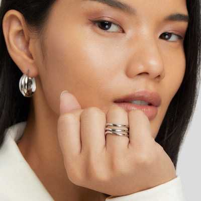 Anello di Argento Stratificato Kiya