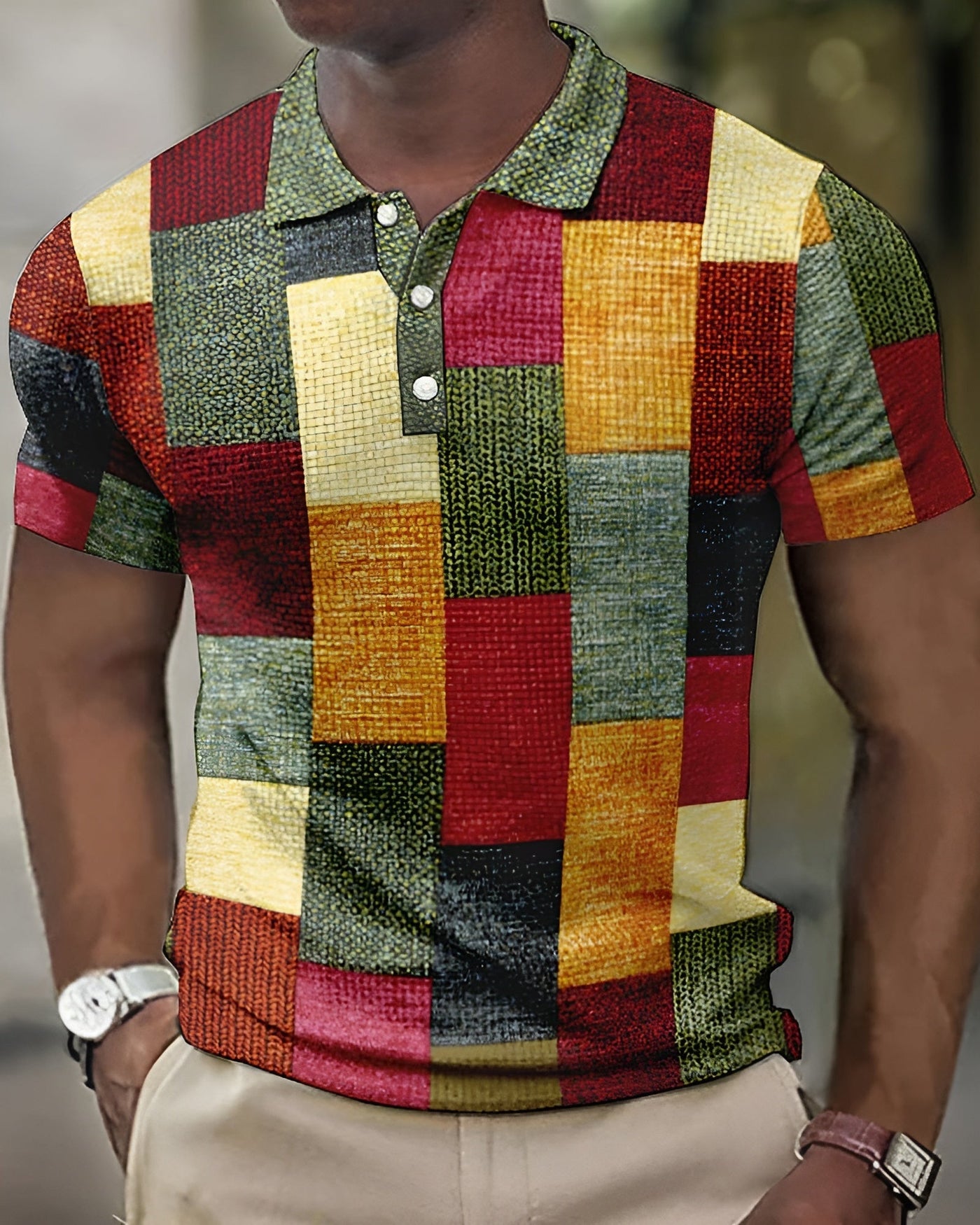 Levi - Polo classica a quadri