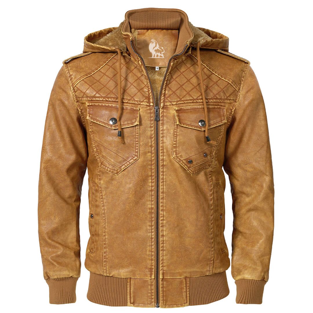 Giacca in Pelle di Lusso