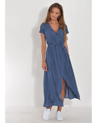 Suzanne - Elegante abito con scollatura a V
