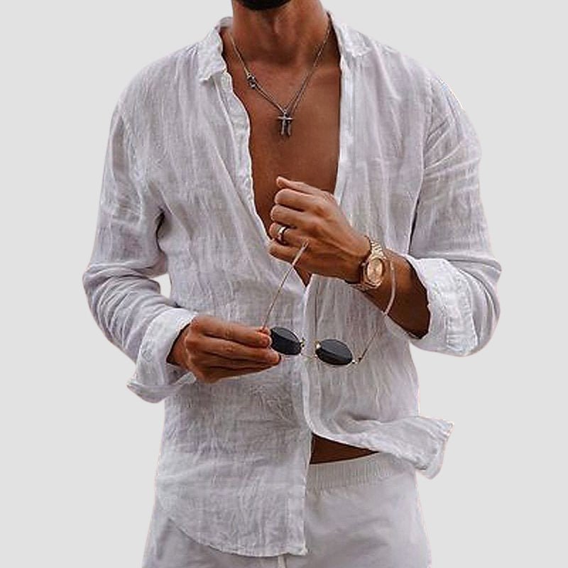Marco De Luca™ | Camicia di lino da uomo