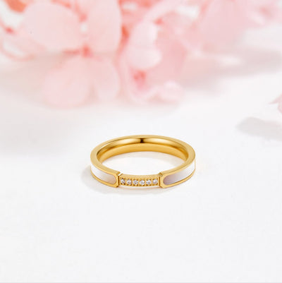 Bibiana - Anello di Perle e Cristalli