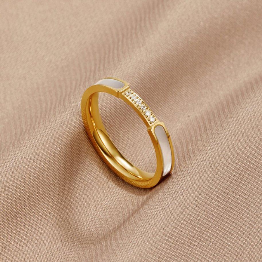 Bibiana - Anello di Perle e Cristalli