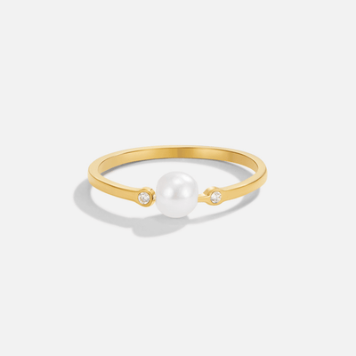 Anello di Perle d'Acqua Dolce Peri