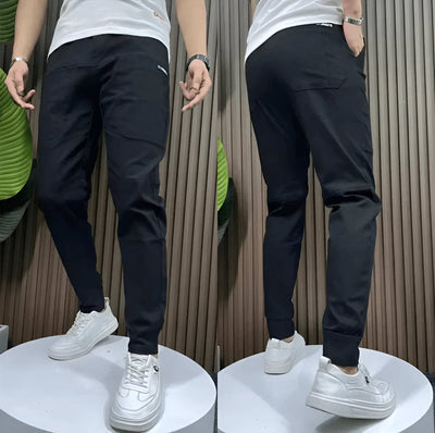 TOMMASO - Pantaloni cargo elasticizzati premium