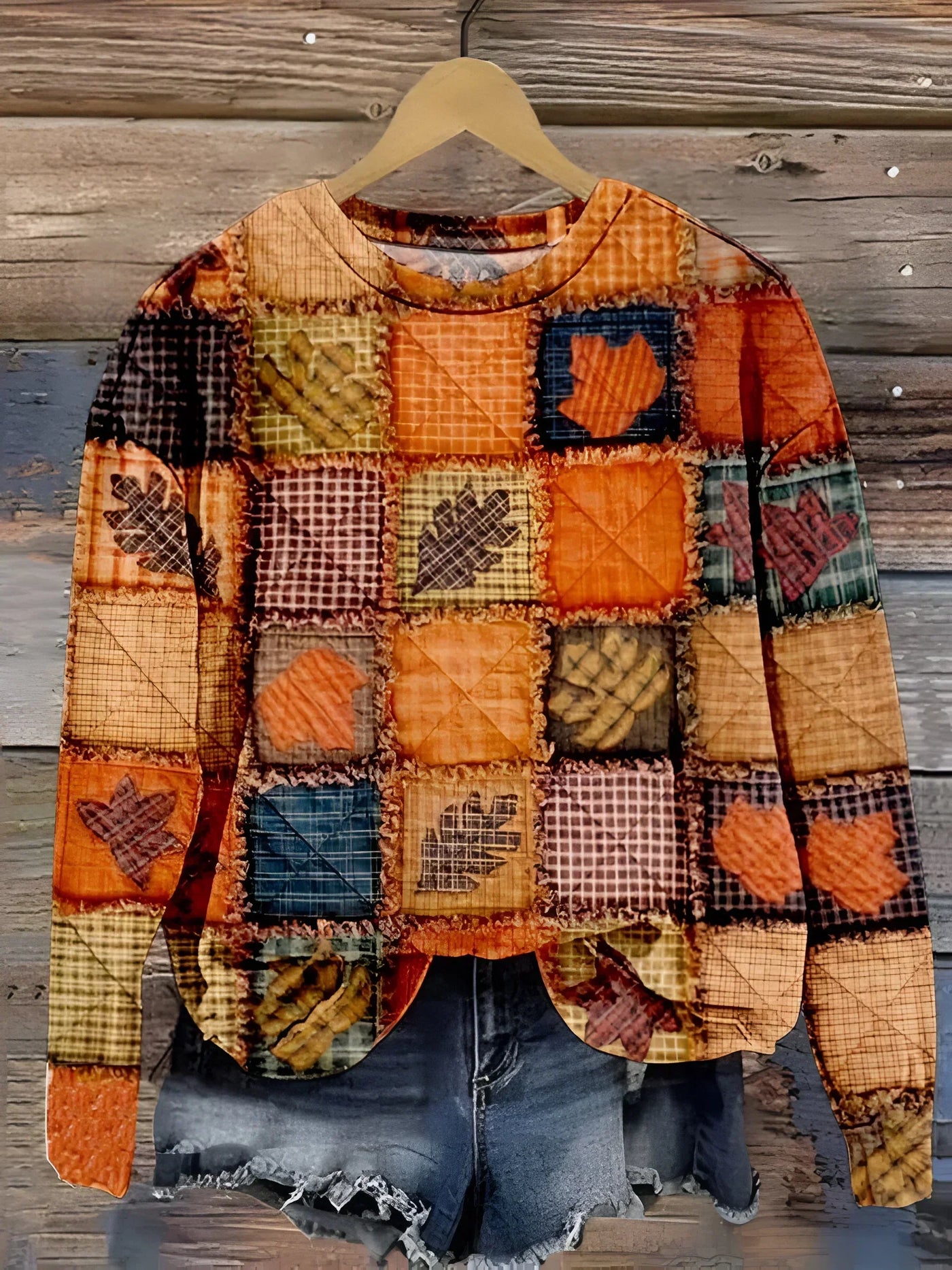 Evelien - Maglione in Patchwork Morbido