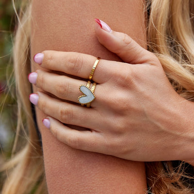 'Corazón Puro' Anello in Oro