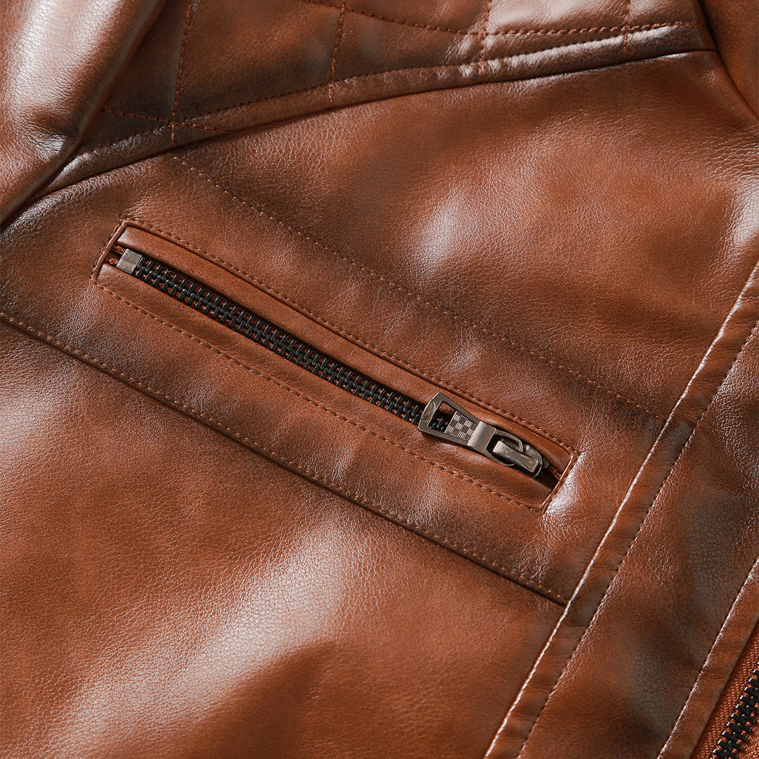 Giacca in Pelle Roadster