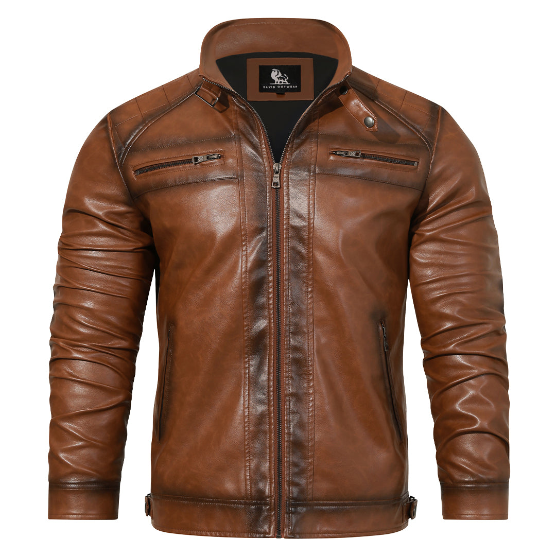 Giacca in Pelle Roadster