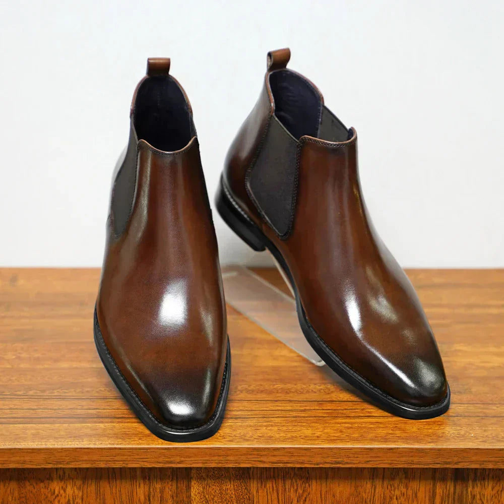 Blake™ | Stivali Chelsea in pelle raffinata