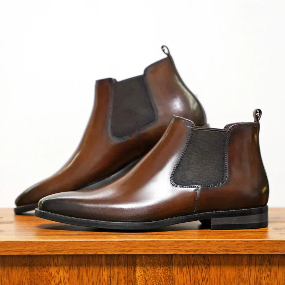 Blake™ | Stivali Chelsea in pelle raffinata