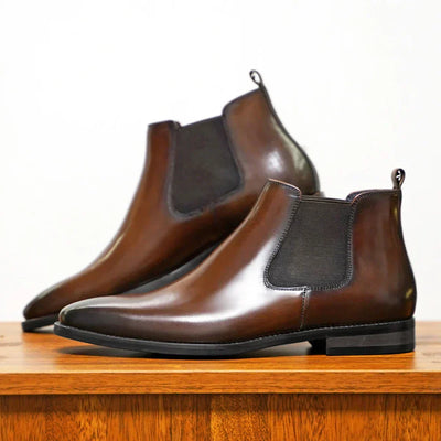 Blake™ | Stivali Chelsea in pelle raffinata