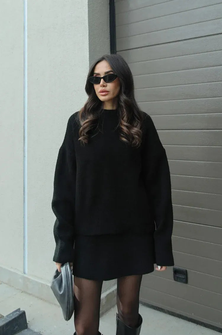 Helena - Completo gonna a maglia (top + gonna)