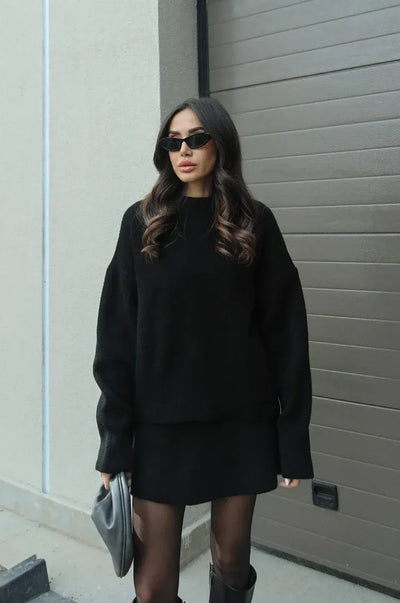 Helena - Completo gonna a maglia (top + gonna)