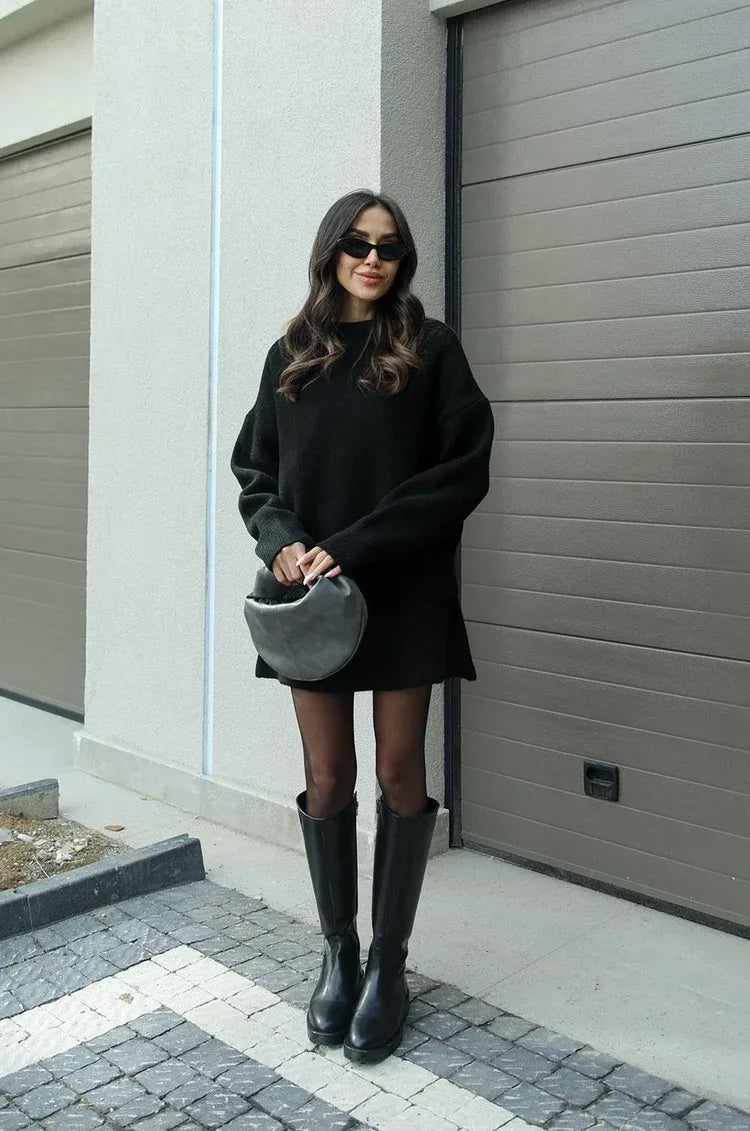 Helena - Completo gonna a maglia (top + gonna)