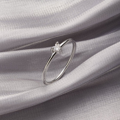 Anello a Cuore di Cristallo 'Kleine Liebe'