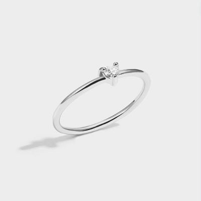 Anello a Cuore di Cristallo 'Kleine Liebe'