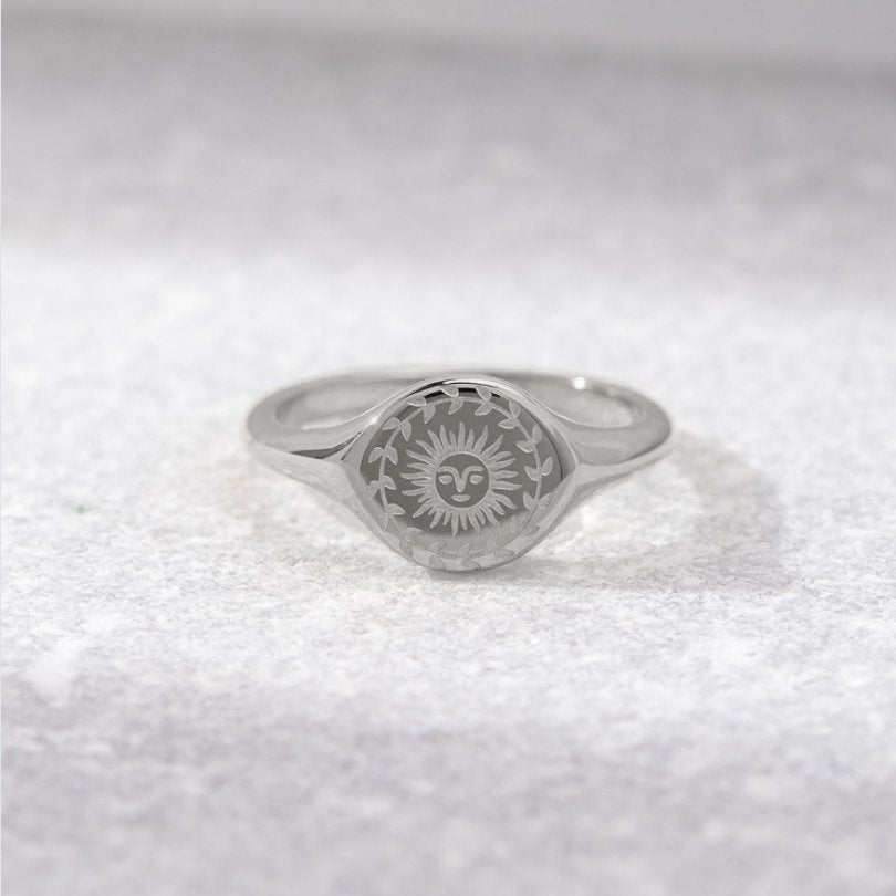Anello in argento per il solstizio d'estate
