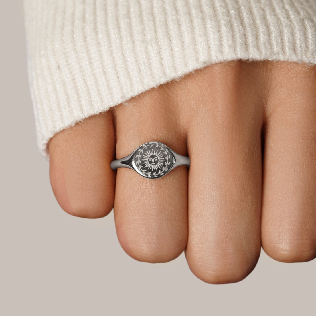 Anello in argento per il solstizio d'estate