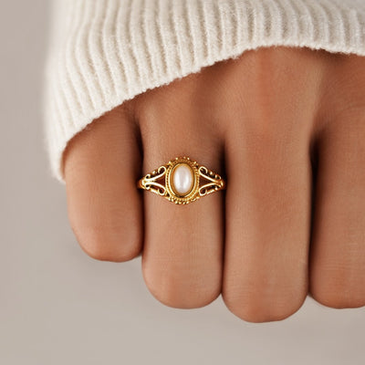 Aitana - Anello di Perle Vintage