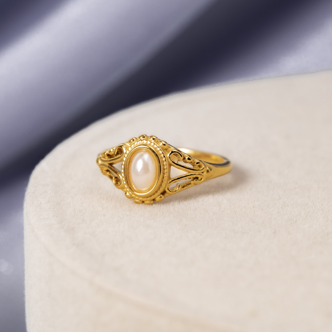 Aitana - Anello di Perle Vintage